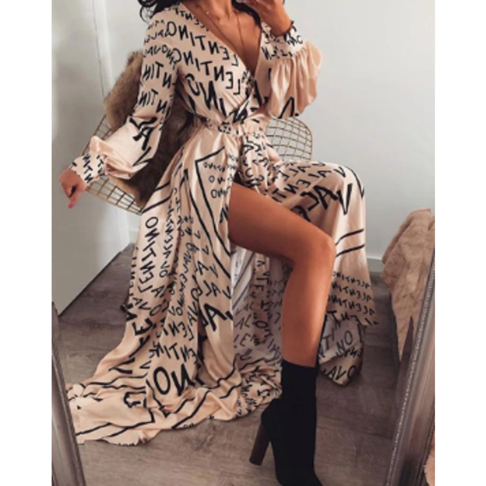 Slit Club Maxi Cocktail Dress🔥🦅